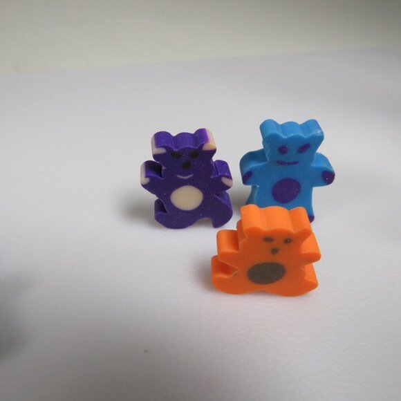 Easter Egg Filler: Small Dino, Bears, Frogs Erasers (24 items) - Picture 10 of 16